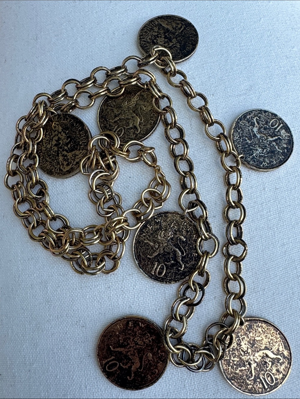 Vintage coin necklace